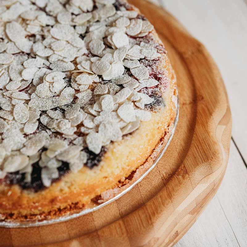 Almond & Cherry or Berry Cake