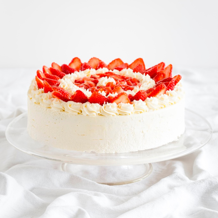 Strawberries and Cream Cake