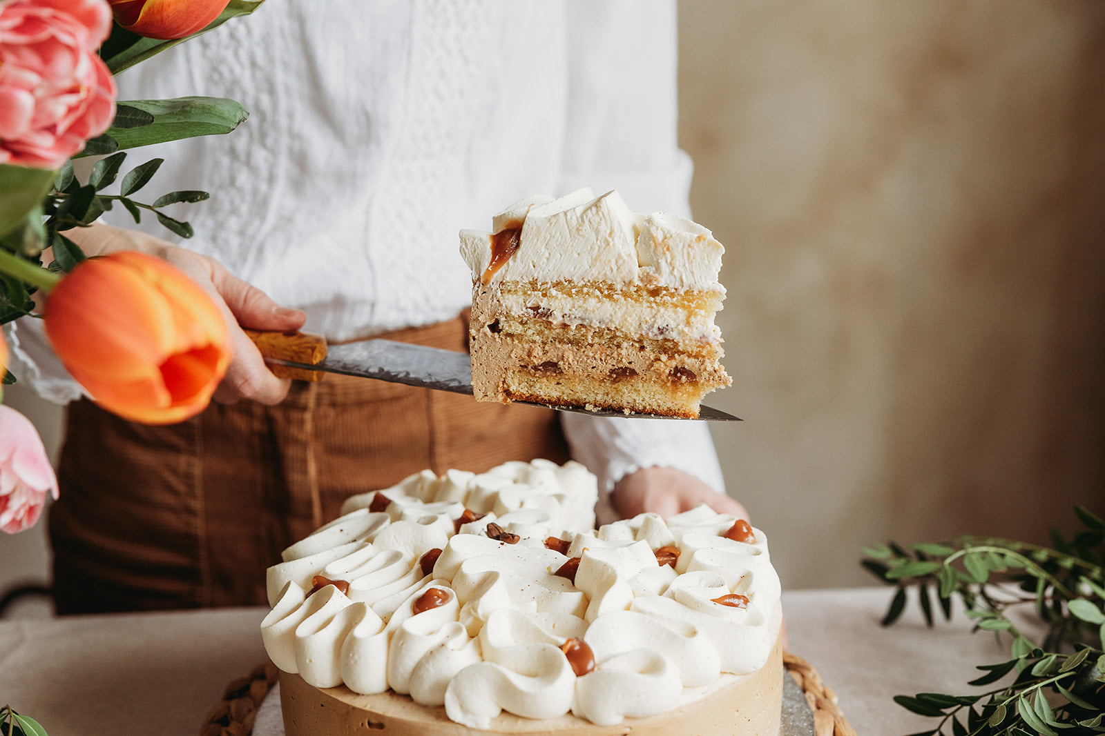 Caramel Latte Cake
